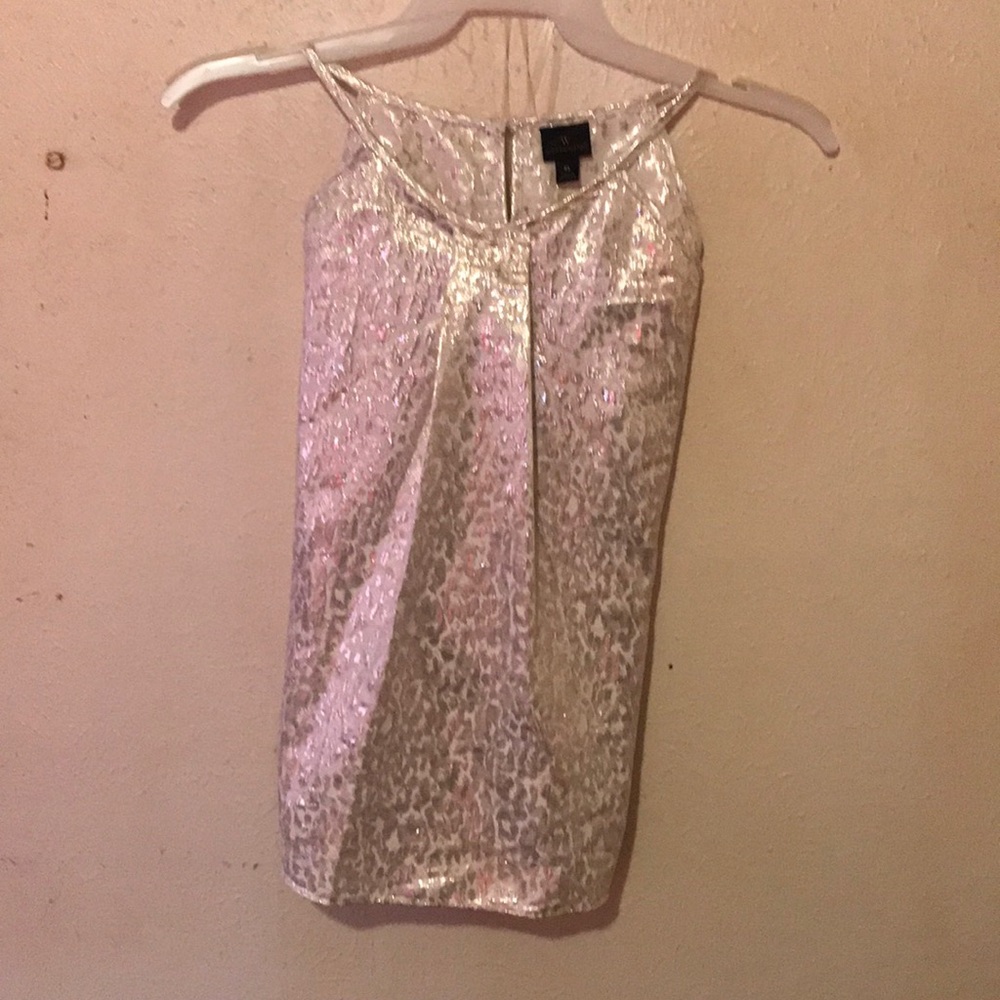 Gold Metallic blouse